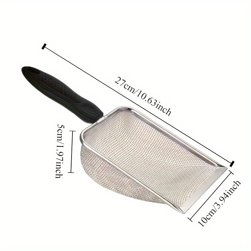 💪 Pá Sanitária em Aço Inoxidável: Ergonômica, Higiênica e Ultra Eficiente para Areia Fina!