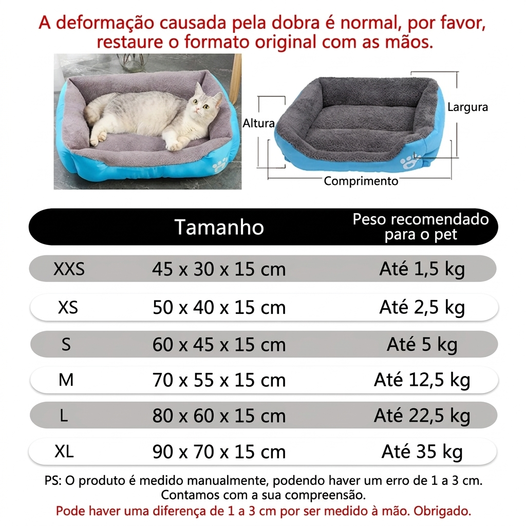 🏠 Cama Quadrada: Proteção Impermeável e Conforto Térmico!