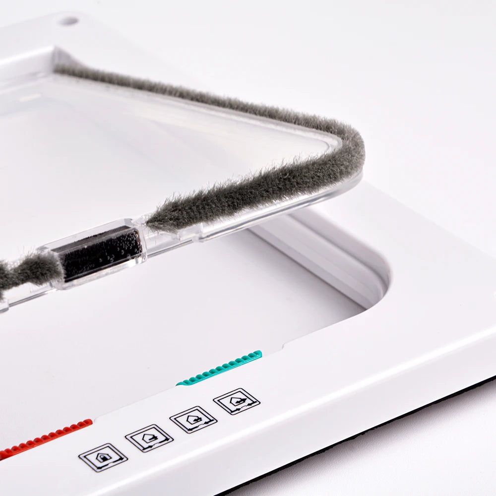 🚪 Porta Inteligente Pet 4 Vias: Controle de Acesso Total, Trava de Segurança em Plástico ABS!