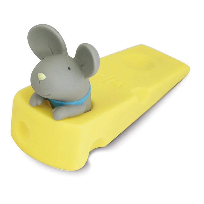 🚪 Protetor de Porta Cartoon: Adesivo Sem Furo, Silicone, Segurança Fofa para Quarto Infantil!