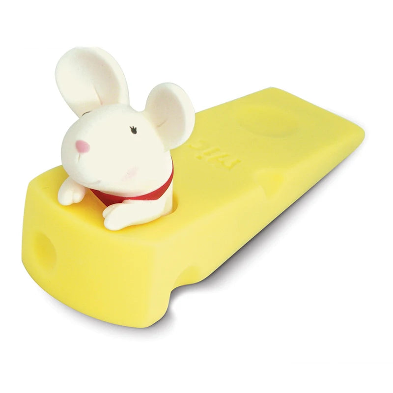 🚪 Protetor de Porta Cartoon: Adesivo Sem Furo, Silicone, Segurança Fofa para Quarto Infantil!
