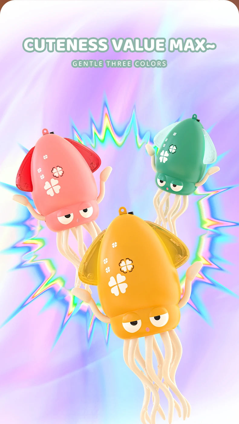 🐙 Brinquedo Polvo Dançarino Mágico: Luz, Música e Caçada Eletrizante para o Seu Thomas!