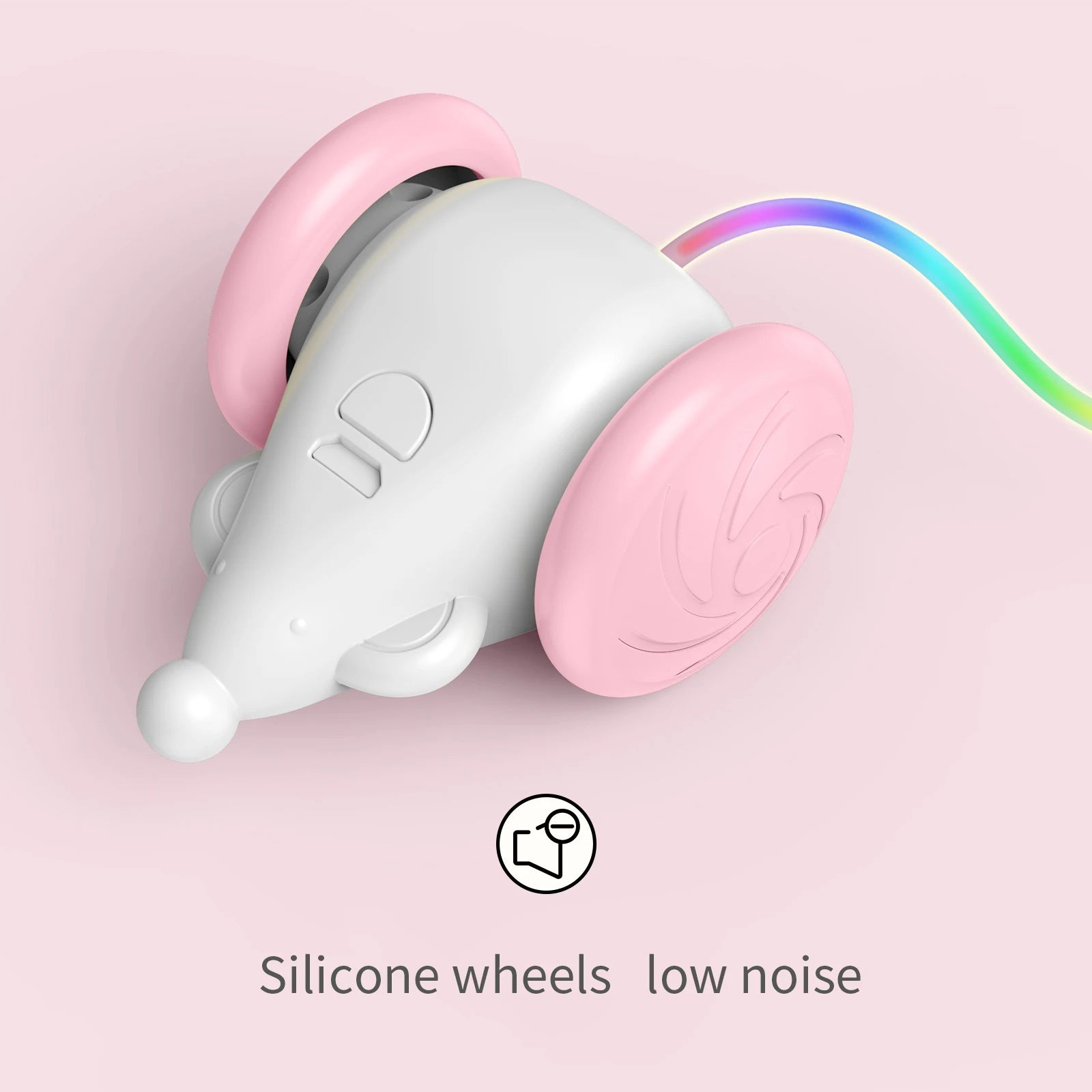🐭 Rato Elétrico Smart Interativo: Brinquedo Colorido para Exercício e Caça em Interiores!