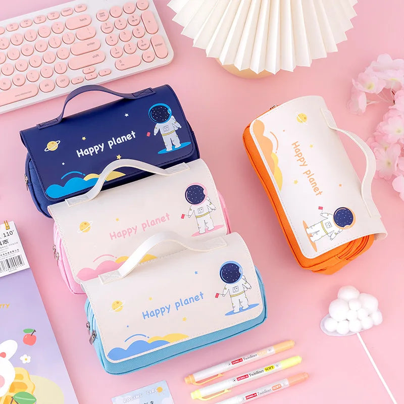 🇰🇷 Estojo 3D Kawaii de Descompressão: À Prova d'Água, Estética Coreana e Alívio do Estresse!