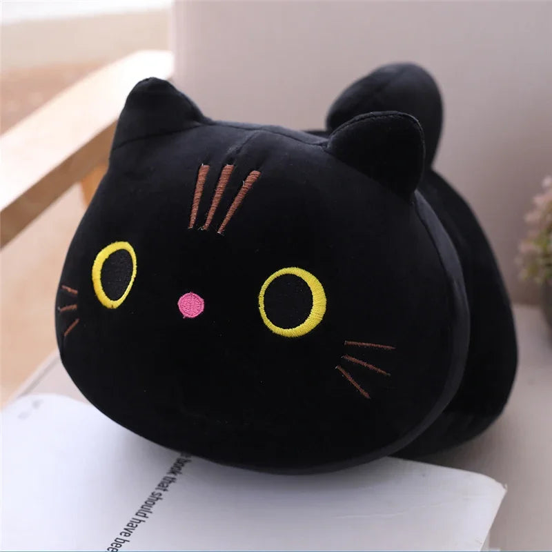 😻 Almofada de Pelúcia Gato Kawaii (20cm): Abraço Macio para Sofá e Presentes Inesquecíveis!