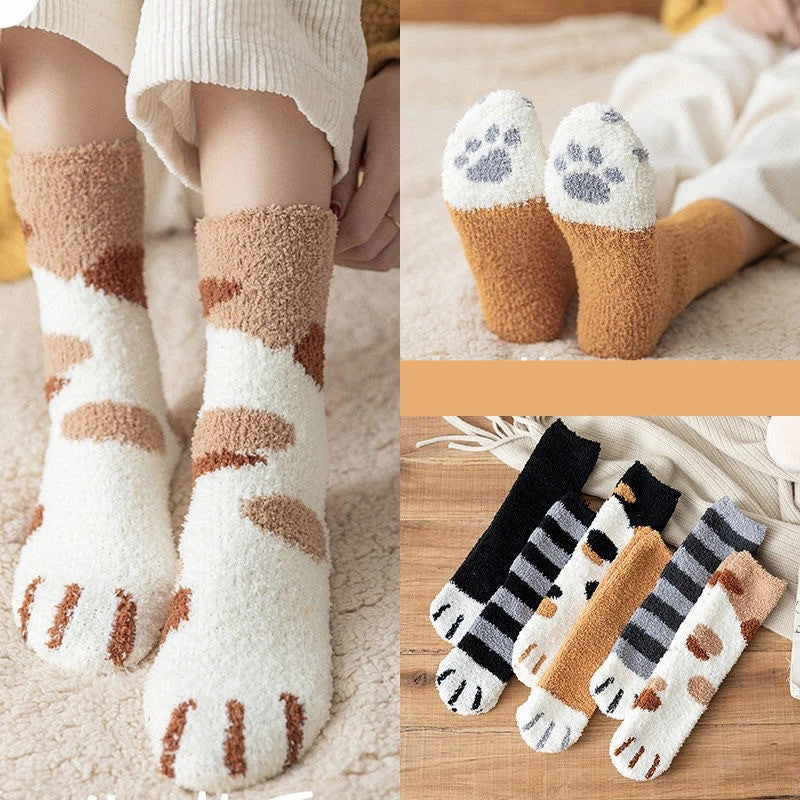 🐾 Meias Patinhas 3D: Quentinho – O Abraço Mais Fofo para Seus Pés!