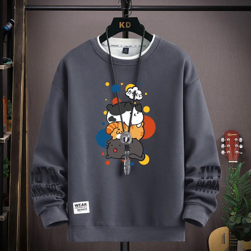 🇯🇵 Moletom Harajuku Gatos Japoneses: Estilo Casual, Conforto e Tendência 2026!