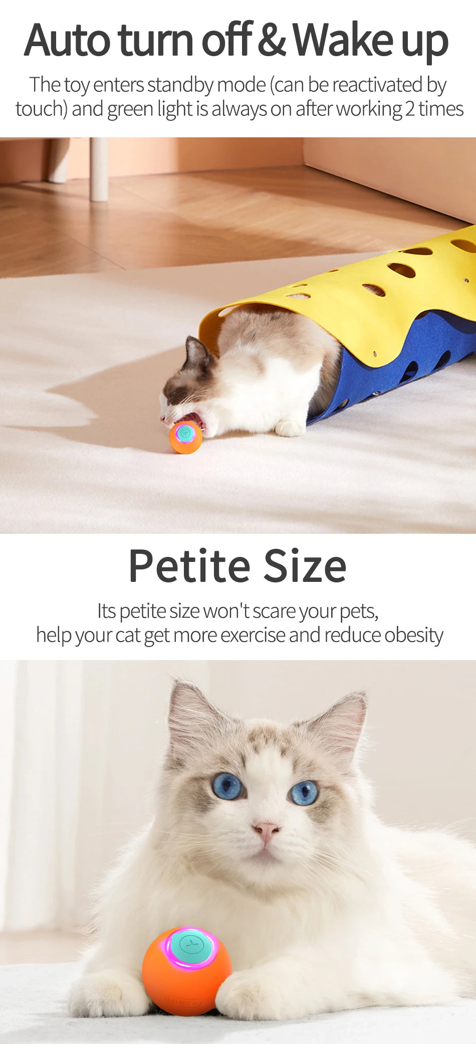 ⚽ Bola Smart Interativa: Brinquedo Elétrico de Quique e Rotação Automática – Treinamento Interativo!