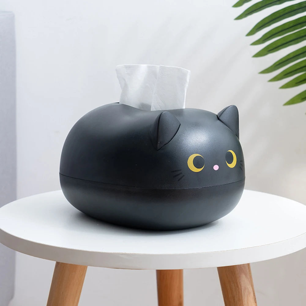 🐻 Porta-Lenços Cartoon Multifuncional: Organizador Criativo e Fofo para Mesa de Centro e Sala!