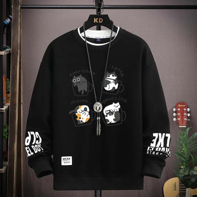 🇯🇵 Moletom Harajuku Gatos Japoneses: Estilo Casual, Conforto e Tendência 2026!