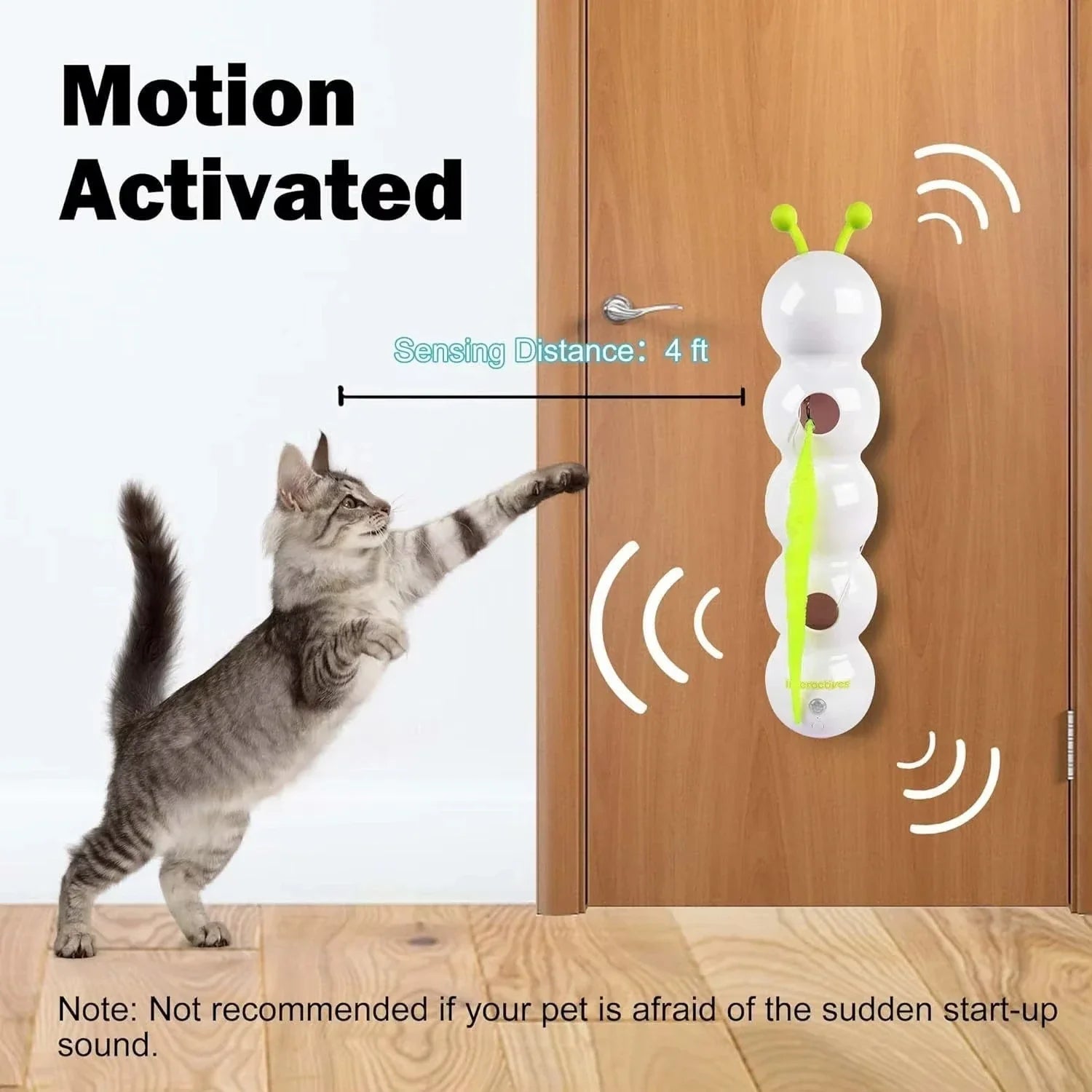 🕹️ Varinha Smart Pro Interativa: Cauda Trocável e Balanço Automático para Lares com Múltiplos Gatos!