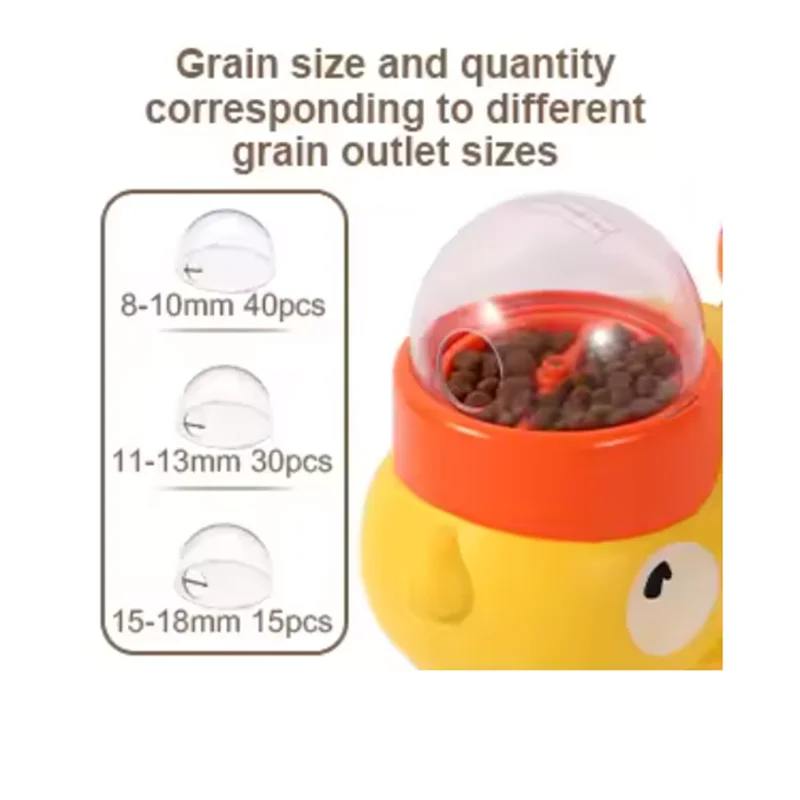 🦆 Patinho Amarelo Smart: Dispensador de Ração, Brinquedo de Inteligência e Auto-Entretenimento para Cães e Gatos!