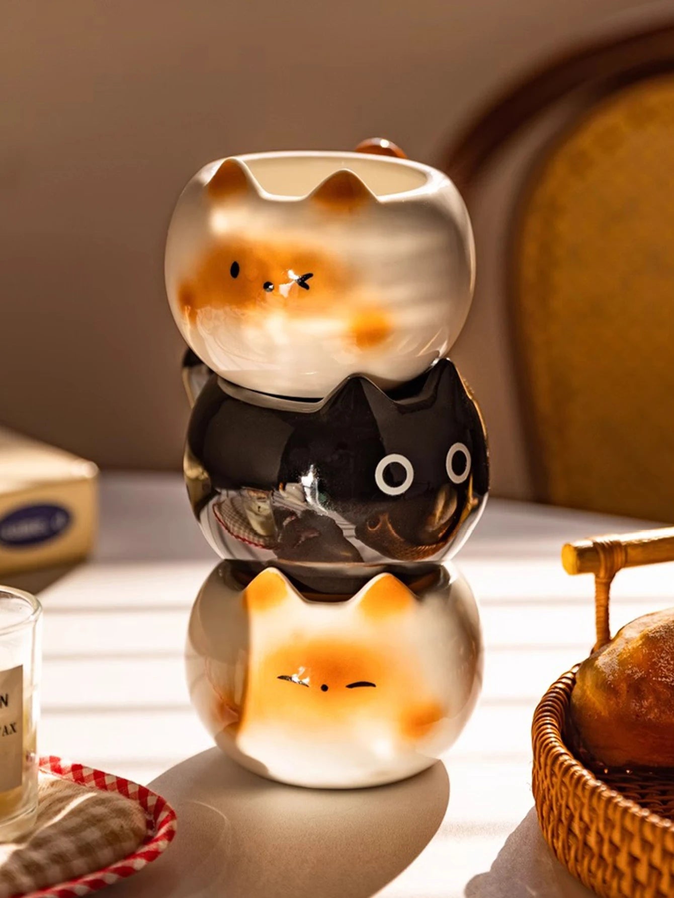 ☕ Caneca Gatinhos Criativa: Requinte e Fofura para Café, Chá e Latte!