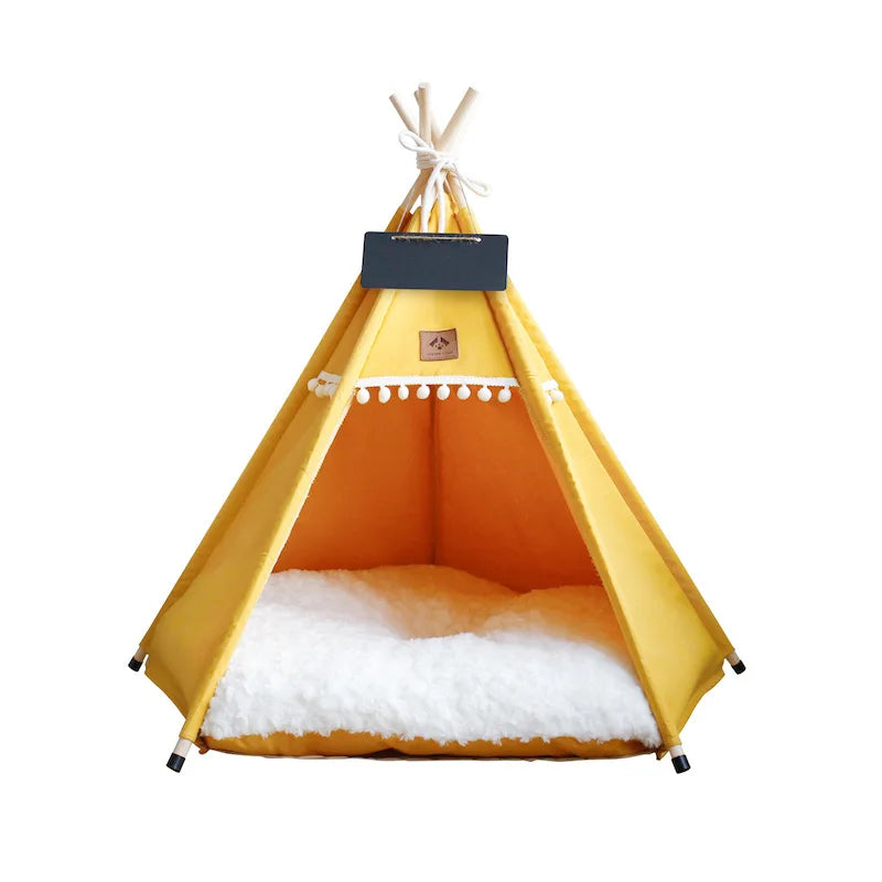 ⛺ Tenda Premium de Lona: O Refúgio Aconchegante e Estiloso do Seu Gato!