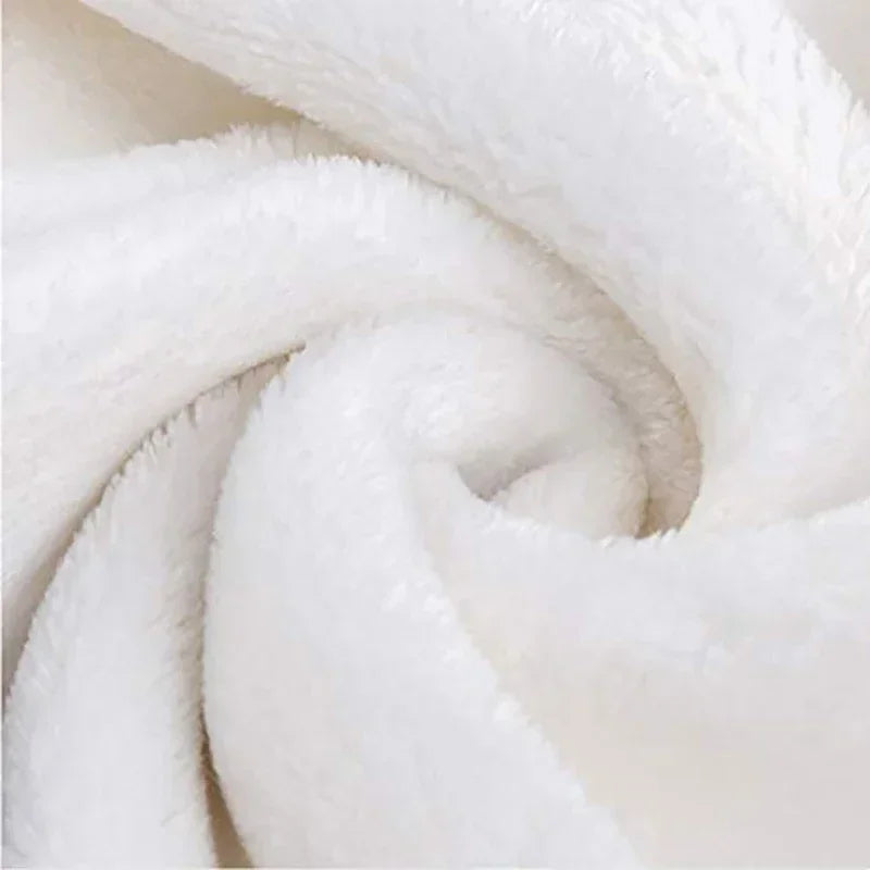 ☁️ Manta de Gatos P&B Luxo: Pelúcia Sherpa e Flanela – Conforto Super Macio para Sofá e Cama!