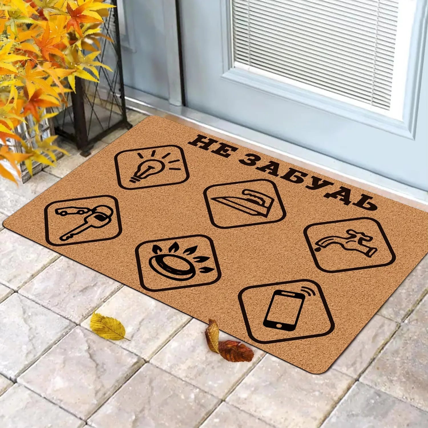 🐾 Tapete de Porta Tema Gato Fofo: Silhueta Elegante para Receber com Charme!