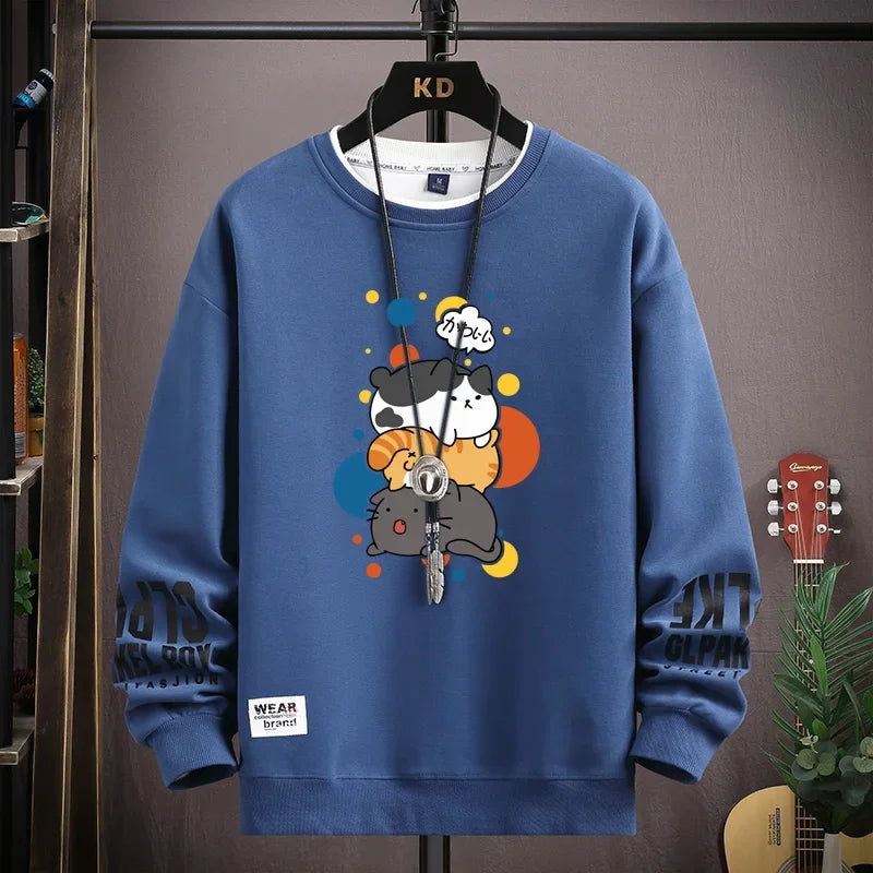 🇯🇵 Moletom Harajuku Gatos Japoneses: Estilo Casual, Conforto e Tendência 2026!