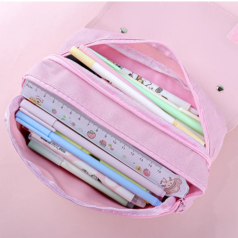 🇰🇷 Estojo 3D Kawaii de Descompressão: À Prova d'Água, Estética Coreana e Alívio do Estresse!