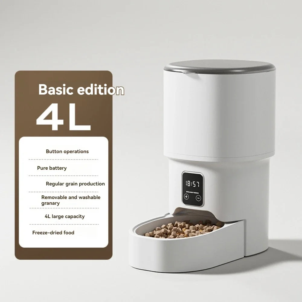 📱 Alimentador Automático Smart Wi-Fi (4L): Rotina Perfeita e Controle Total na Palma da Mão!