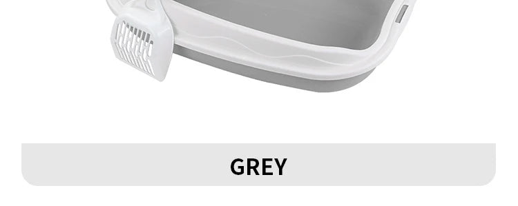 🚽 Caixa de Areia Semi-Fechado Grande: À Prova de Respingos e Ideal para Gatos Maiores!