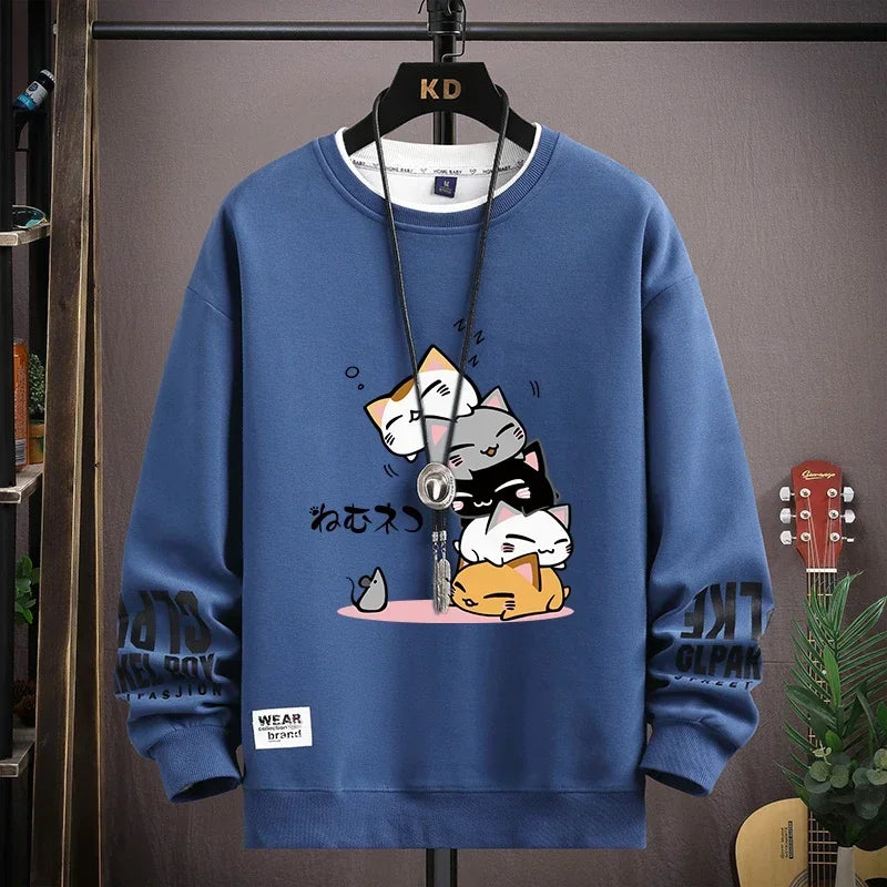 🇯🇵 Moletom Harajuku Gatos Japoneses: Estilo Casual, Conforto e Tendência 2026!