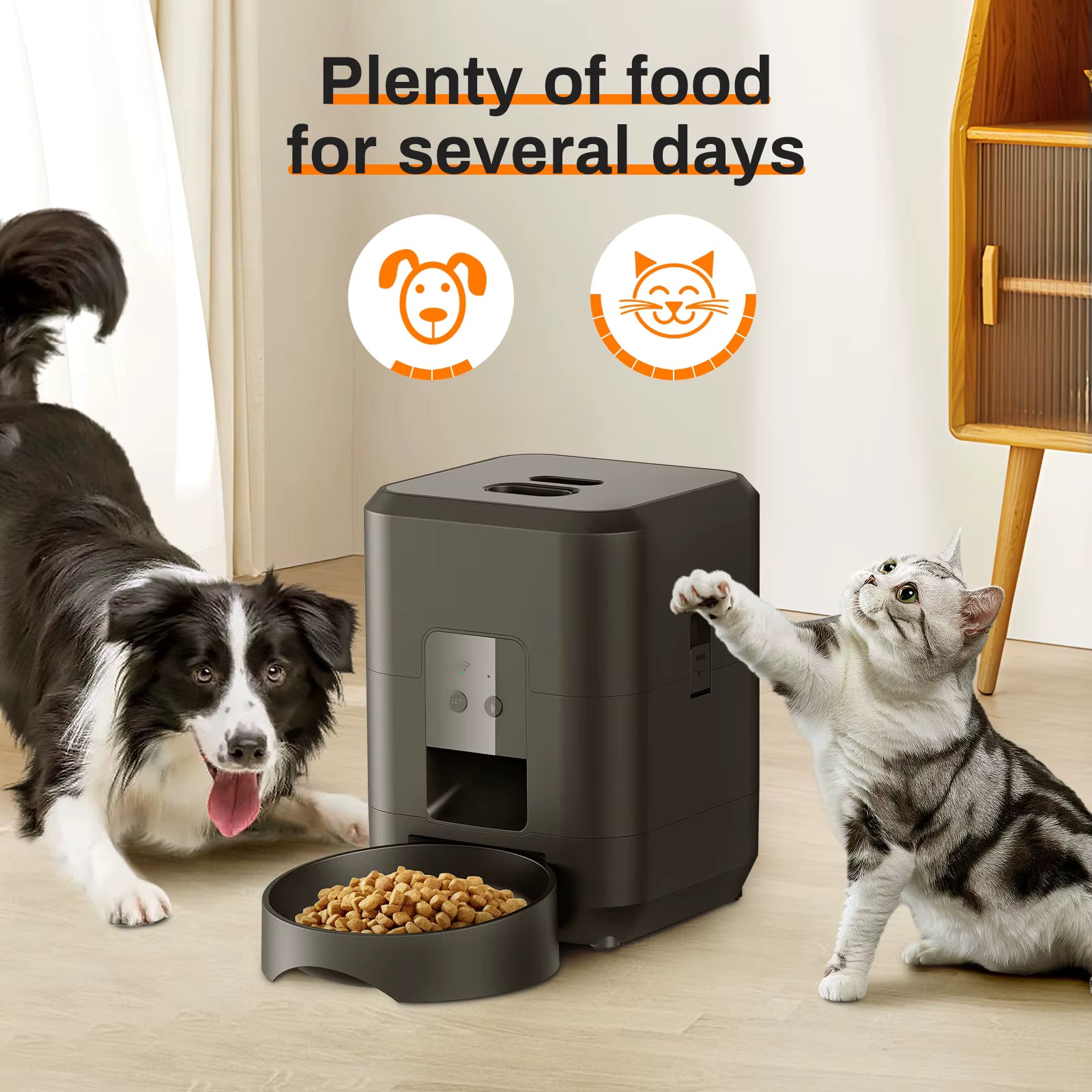 🐶🐱 Alimentador Automático Inteligente para Pets: Paz de Espírito e Refeições na Hora Certa!