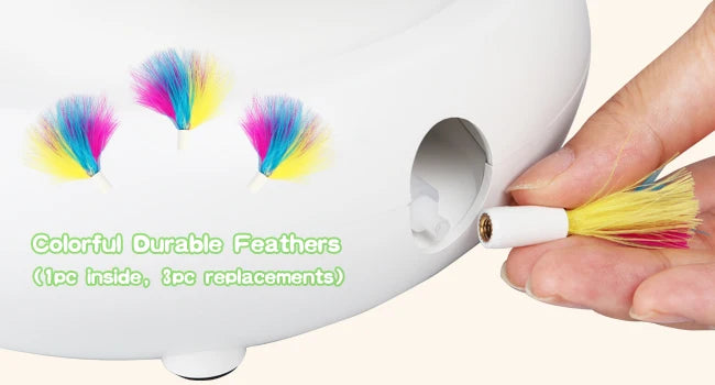 🕹️Bate-Rato Automático, Borboleta e Pista – Centro de Entretenimento USB para Gatos!