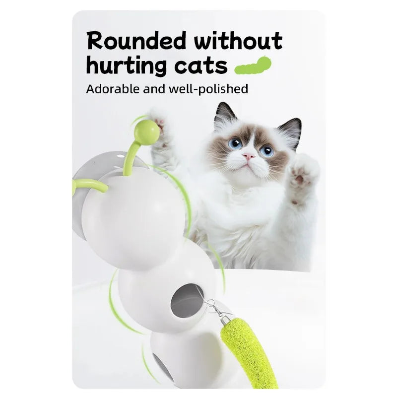 🎣 Varinha Smart com Sensor: Balanço Automático, Pena e Detecção Inteligente para Gatos!