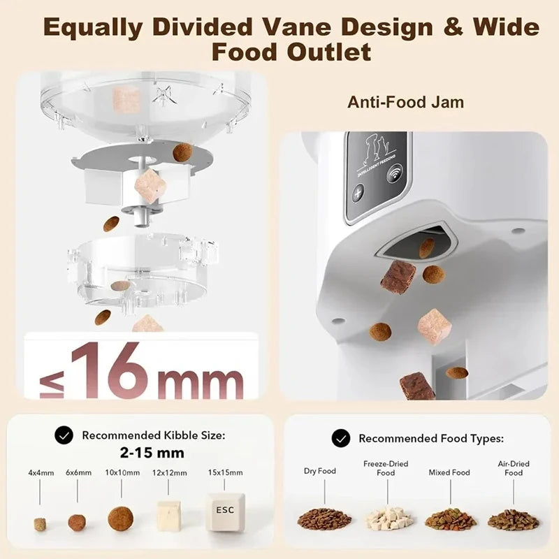 📱 Alimentador Automático Smart Wi-Fi (4L): Rotina Perfeita e Controle Total na Palma da Mão!