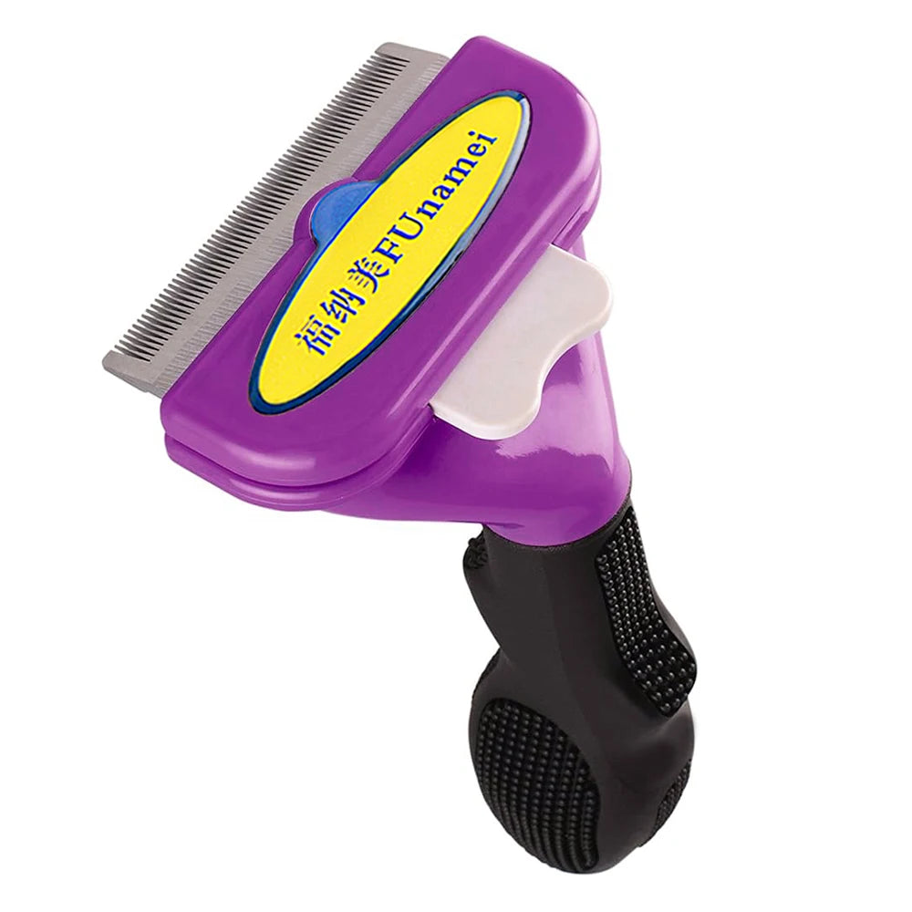 🪄 Escova de Grooming Profissional: Remoção de Pelos Mortos e Redução de Queda!