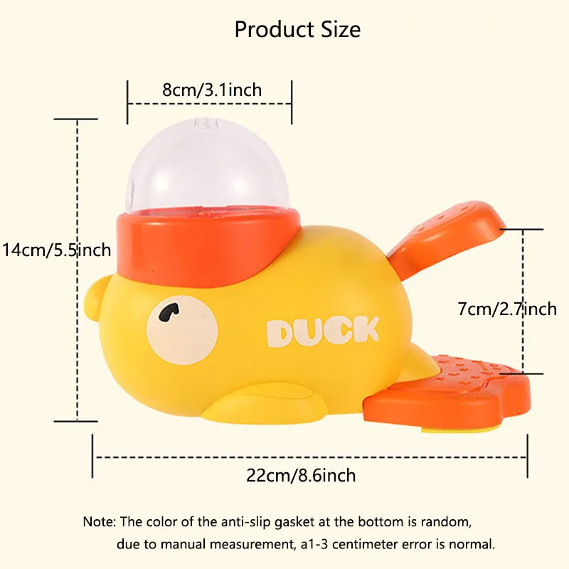 🦆 Patinho Amarelo Smart: Dispensador de Ração, Brinquedo de Inteligência e Auto-Entretenimento para Cães e Gatos!