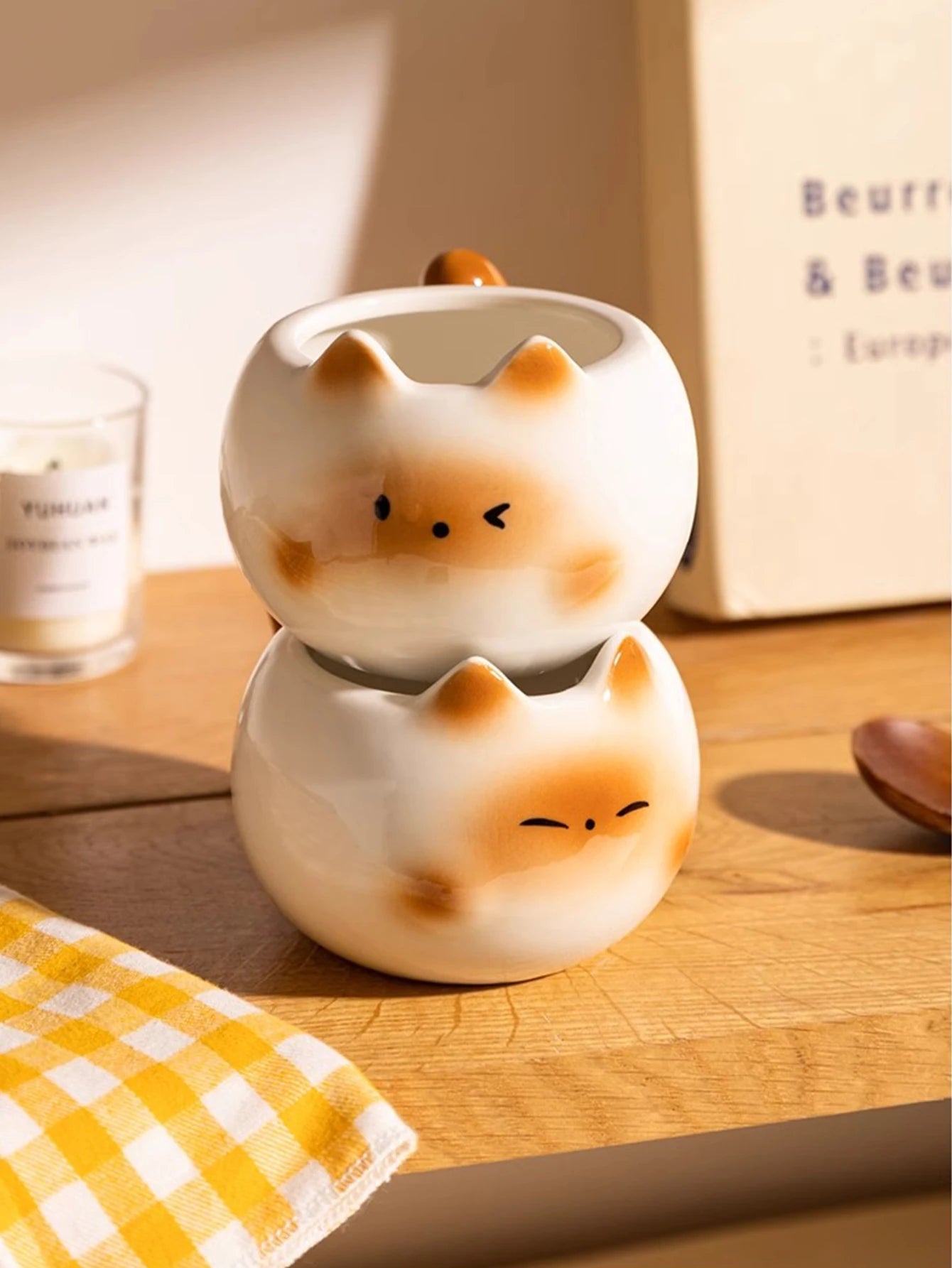 ☕ Caneca Gatinhos Criativa: Requinte e Fofura para Café, Chá e Latte!