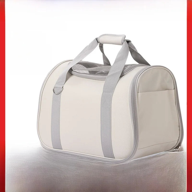 🎒 Bolsa de Ombro Único para Gatos: Respirável, Tecido Oxford, Grande Capacidade – Transporte Confortável!