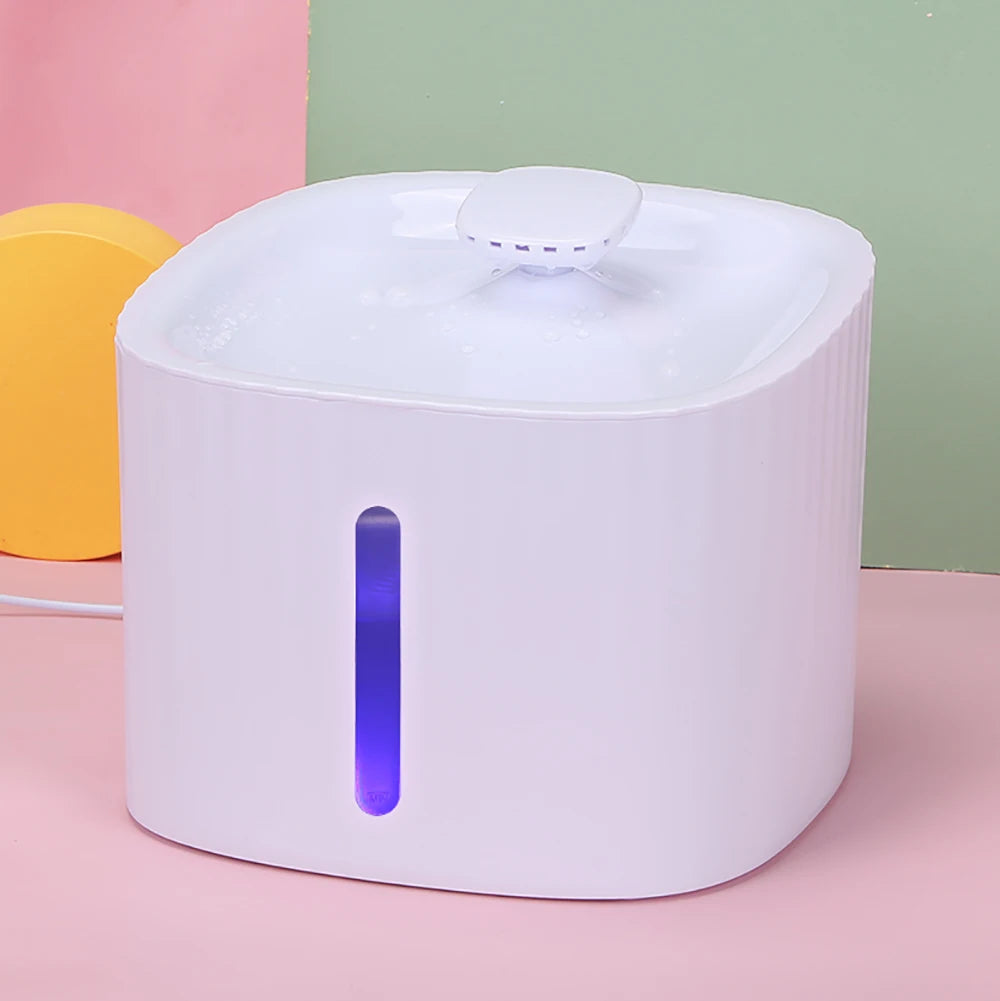 💡 Fonte de Água Pet Inteligente 3L: USB, Luz LED Noturna – Bebedouro Automático para Cães e Gatos!