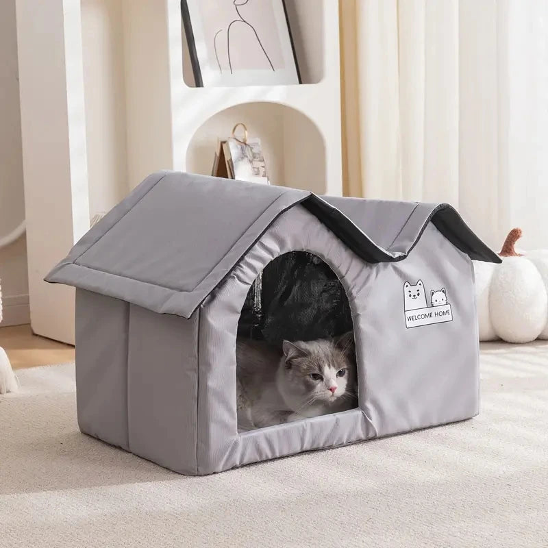 Removable Cat Air Conditioning House Summer Cat Cooling Tool Nest Dog Ice House Dog Four Seasons Cat Pet Ice House