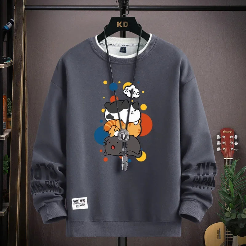 🇯🇵 Moletom Harajuku Gatos Japoneses: Estilo Casual, Conforto e Tendência 2026!