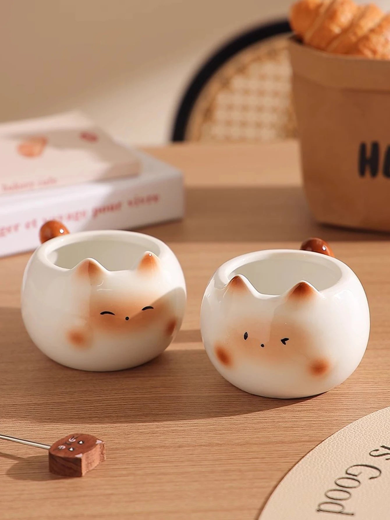 ☕ Caneca Gatinhos Criativa: Requinte e Fofura para Café, Chá e Latte!