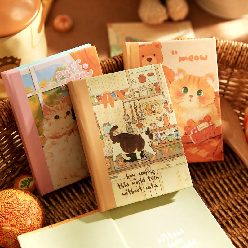 📝 Caderneta A7 Gatos Fofos: 80 Páginas em Branco – Compacta e Aconchegante!