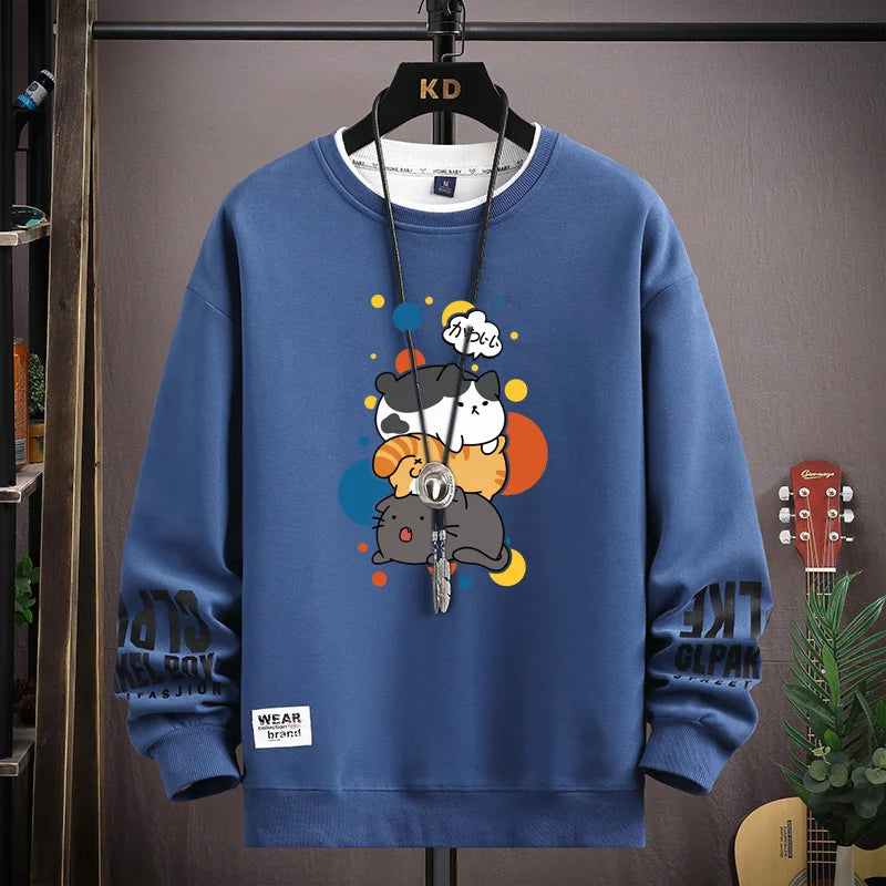 🇯🇵 Moletom Harajuku Gatos Japoneses: Estilo Casual, Conforto e Tendência 2026!