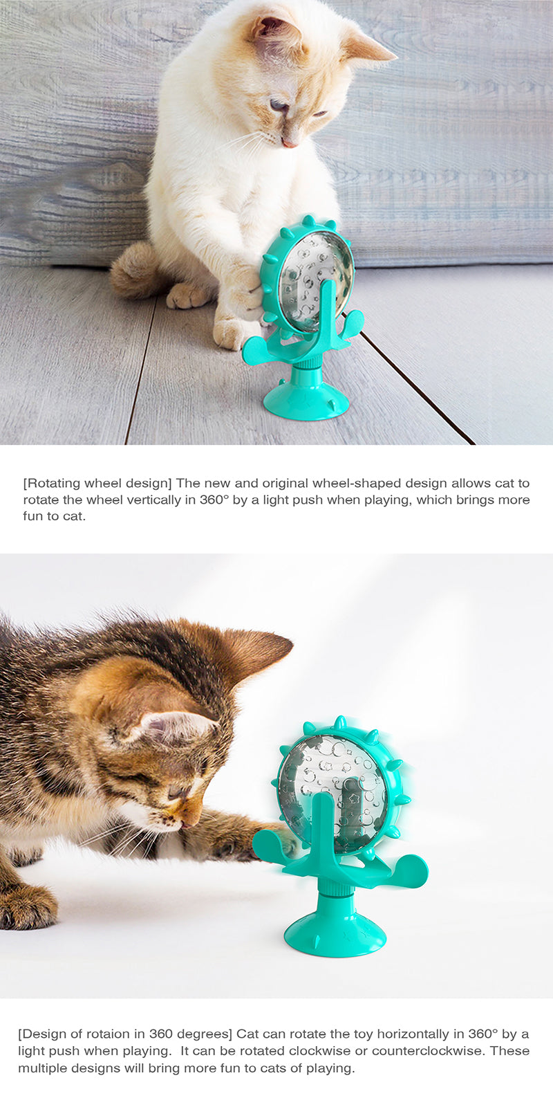 🧠 Roda Interativa Dispensadora de Petiscos: Alimentador Lento para Gatos e Cães Pequenos – Melhora o QI!