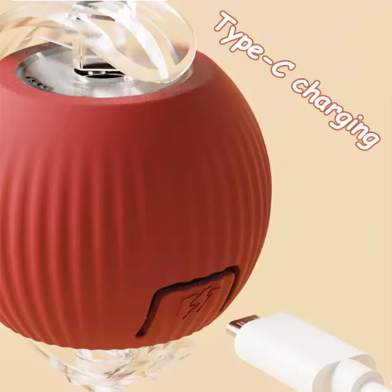 🔥 Kit Brinquedos Automáticos Duráveis: Bola Provocadora e Varinha Auto-Estimulante Anti-Mordida!