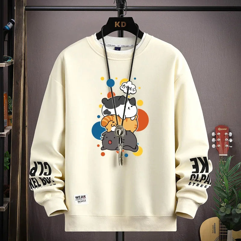 🇯🇵 Moletom Harajuku Gatos Japoneses: Estilo Casual, Conforto e Tendência 2026!