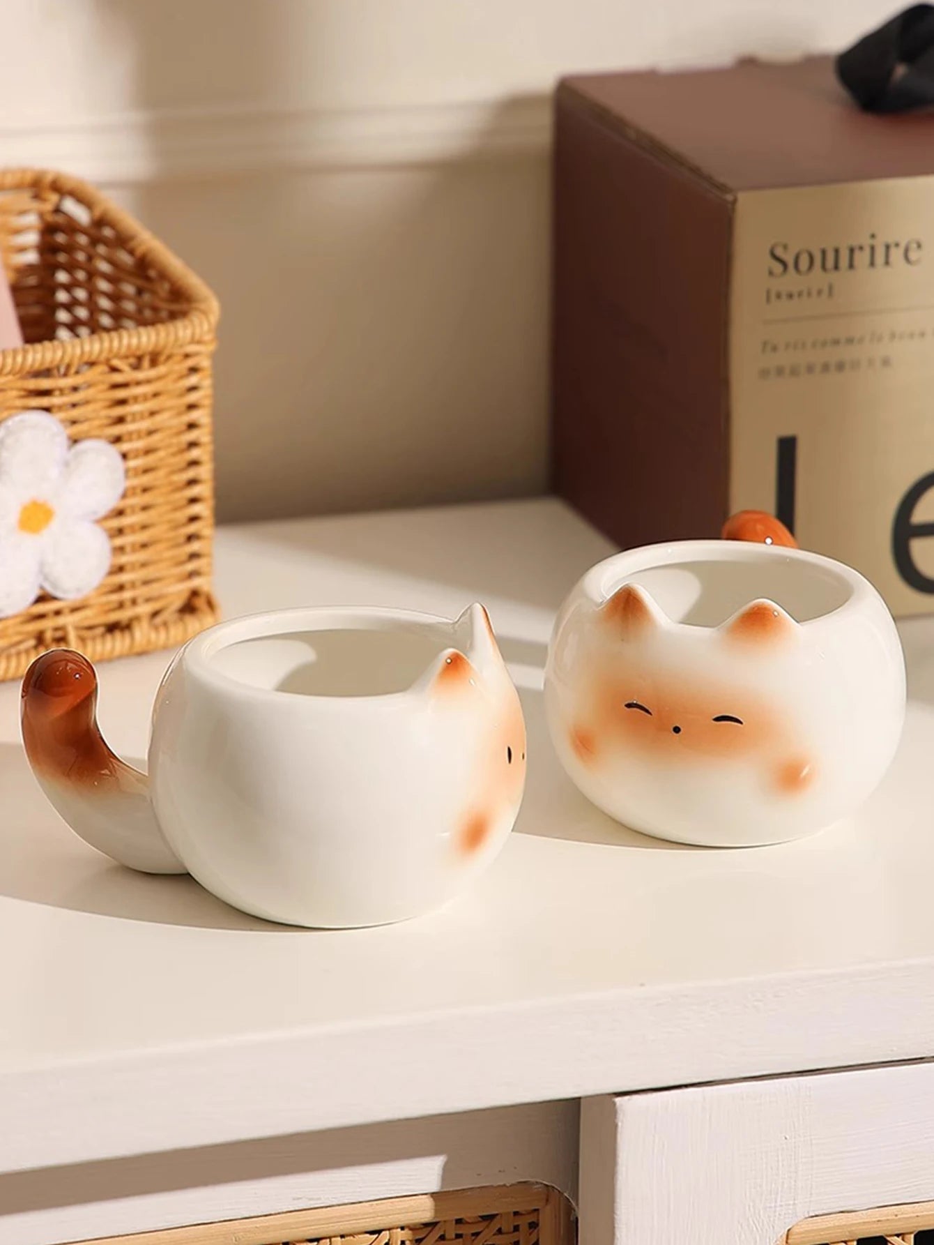 ☕ Caneca Gatinhos Criativa: Requinte e Fofura para Café, Chá e Latte!