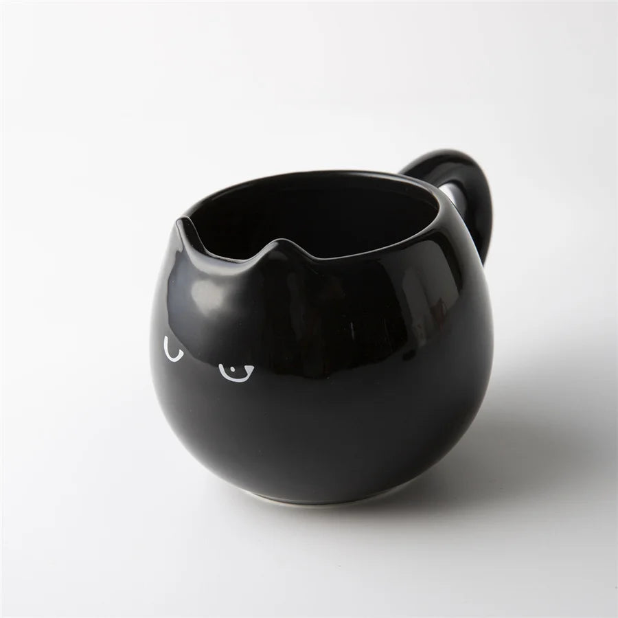 🐱 Caneca de Cerâmica em Formato de Gato: Criativa e Espaçosa (380ml) para o Seu Café!