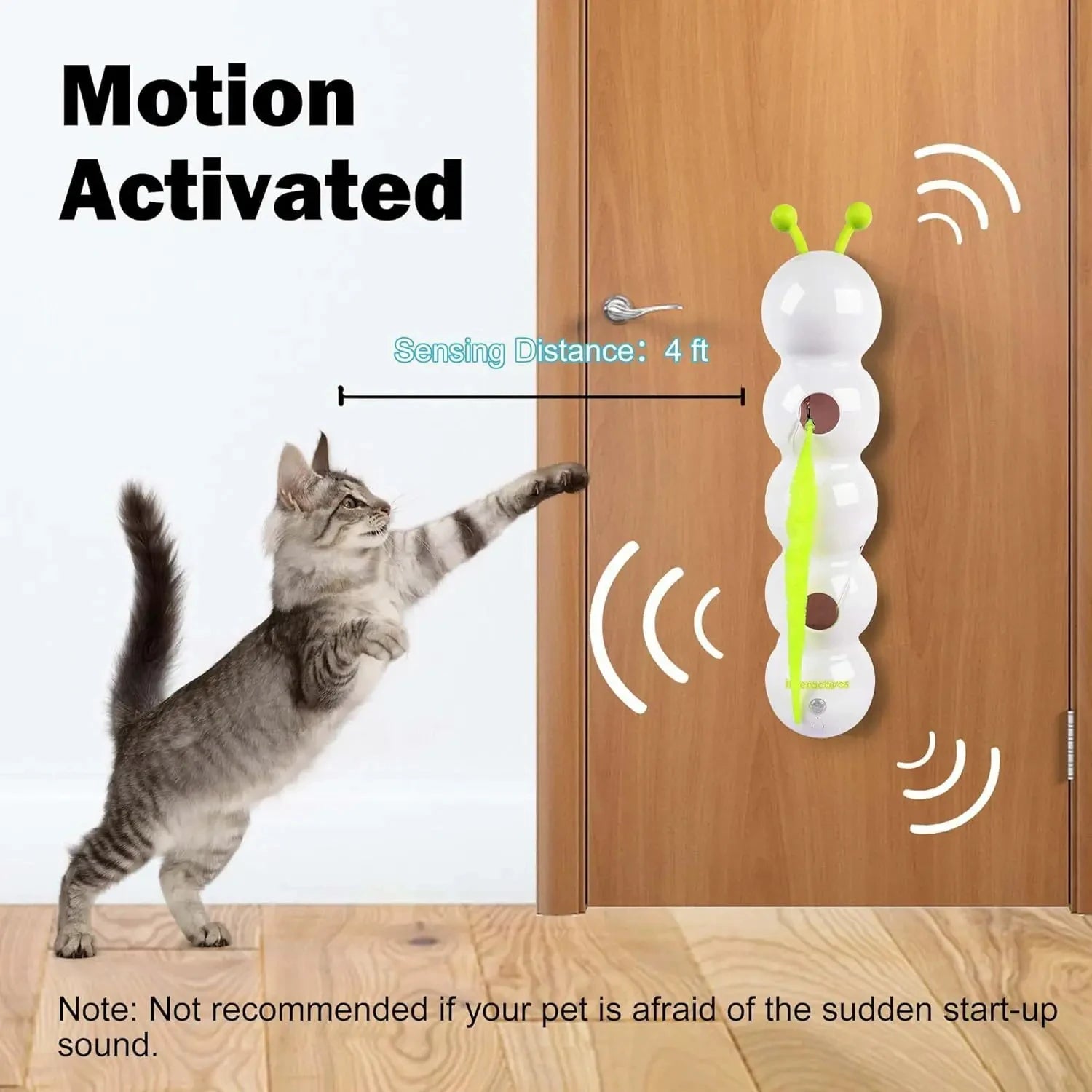 🕹️ Varinha Smart Pro Interativa: Cauda Trocável e Balanço Automático para Lares com Múltiplos Gatos!