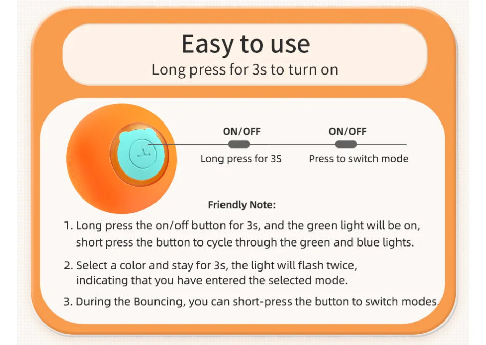 ⚽ Bola Smart Interativa: Brinquedo Elétrico de Quique e Rotação Automática – Treinamento Interativo!