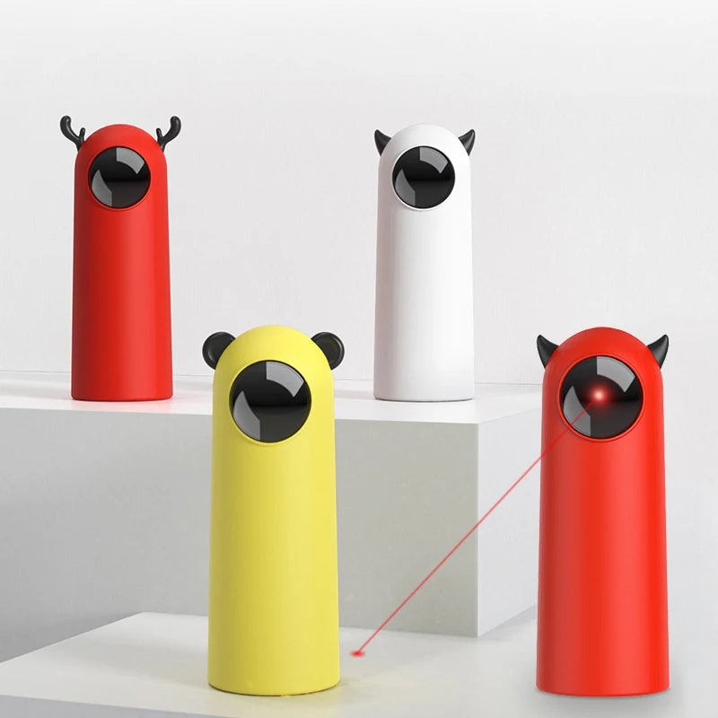 🔴 Laser Automático Recarregável Smart: 2 Modos de Velocidade para Gatos, Cães e Filhotes!