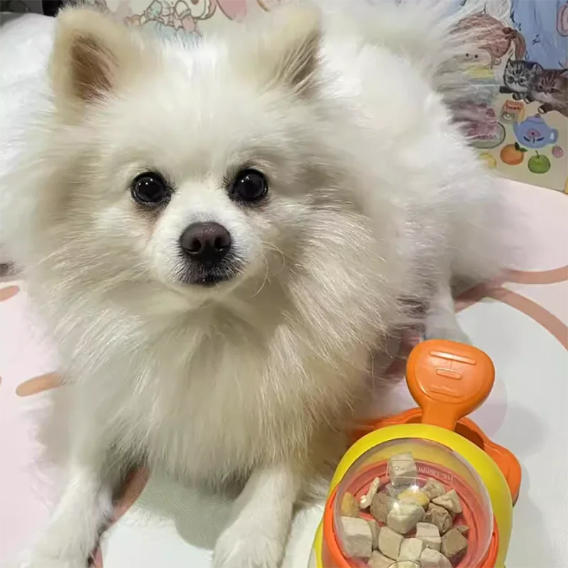 🦆 Patinho Amarelo Smart: Dispensador de Ração, Brinquedo de Inteligência e Auto-Entretenimento para Cães e Gatos!
