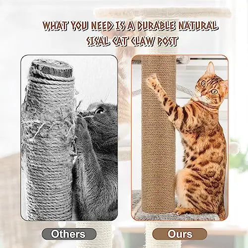 🛠️ Poste Arranhador DIY em Sisal Amarelo: Acessório de Reposição para Árvore de Gatos e Gatinhos!