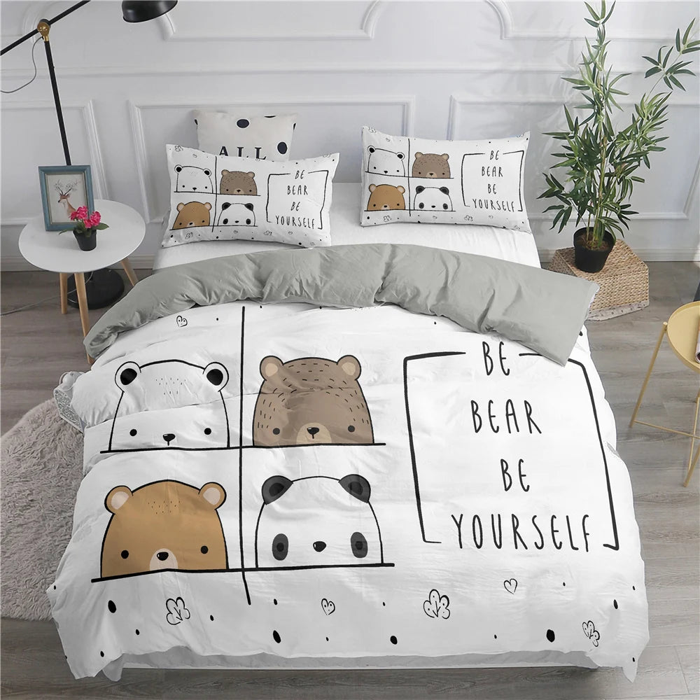 🛌 Conjunto de Cama 3D Gatos Fofos: Aconchego, Arte e a Companhia do Seu Pet na Decoração!